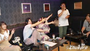 カラオケ会の様子